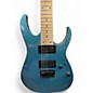 Used Ibanez GRG7221M Metallic Light Blue Solid Body Electric Guitar thumbnail