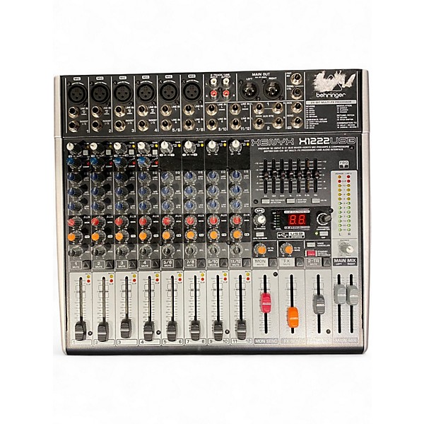 Used Behringer Xenyx X1222USB Unpowered Mixer