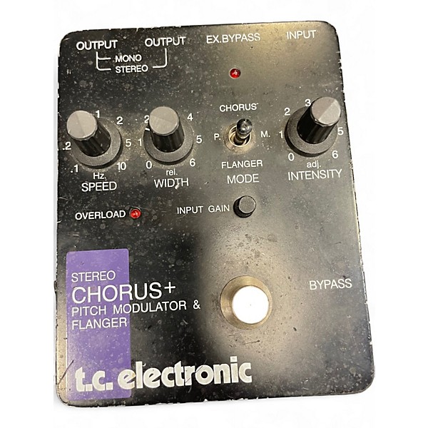 Used TC Electronic Stereo Chorus+ Effect Pedal Effect Pedal