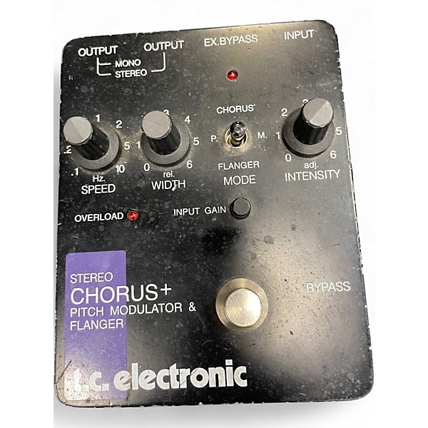 Used TC Electronic Stereo Chorus+ Effect Pedal Effect Pedal