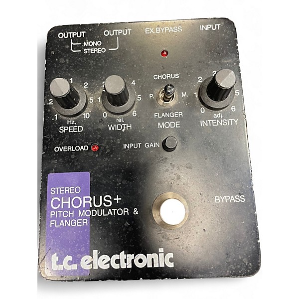Used TC Electronic Stereo Chorus+ Effect Pedal Effect Pedal