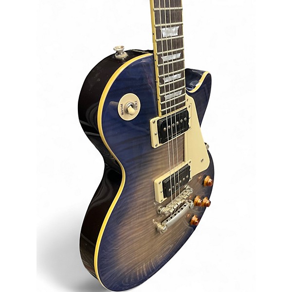 Used Epiphone Les Paul Standard Pro Blue Solid Body Electric Guitar