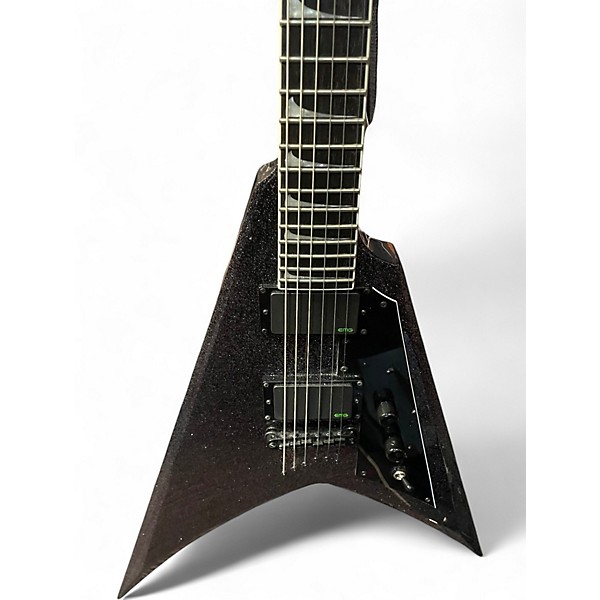 Used ESP LTD KH-V Black Sparkle Solid Body Electric Guitar