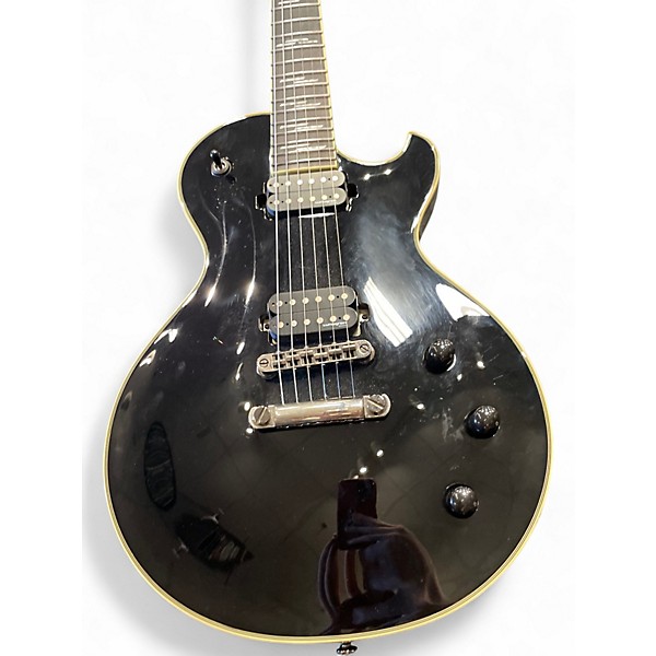 Used Schecter Guitar Research Blackjack Solo 6 Black Solid Body Electric Guitar