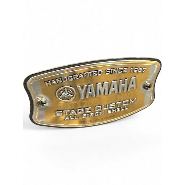 Used Yamaha 5 Piece Stage Custom Candy Apple Red Drum Kit