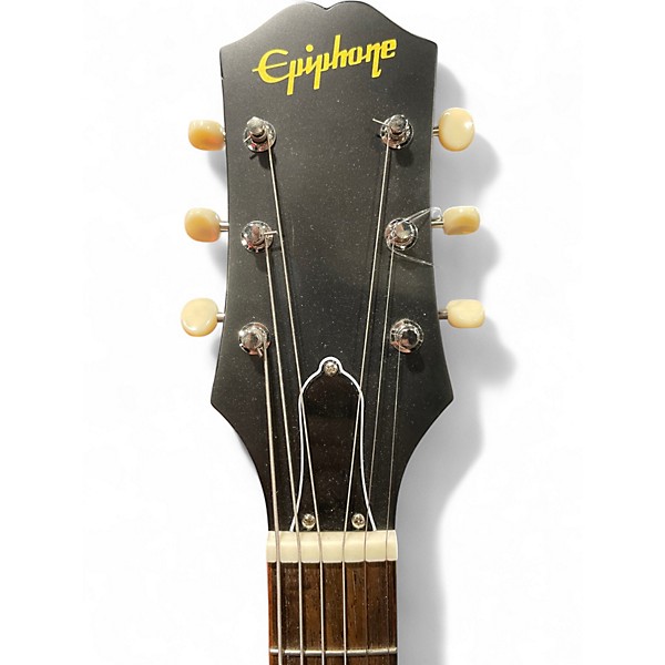 Used Epiphone inspired by gibson J45 2 Color Sunburst Acoustic Electric Guitar
