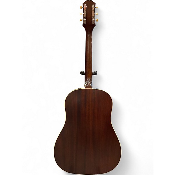 Used Epiphone inspired by gibson J45 2 Color Sunburst Acoustic Electric Guitar