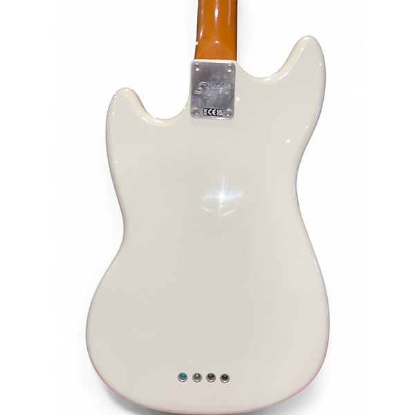 Used Squier Classic Vibe 60s Mustang Bass Alpine White Electric Bass Guitar
