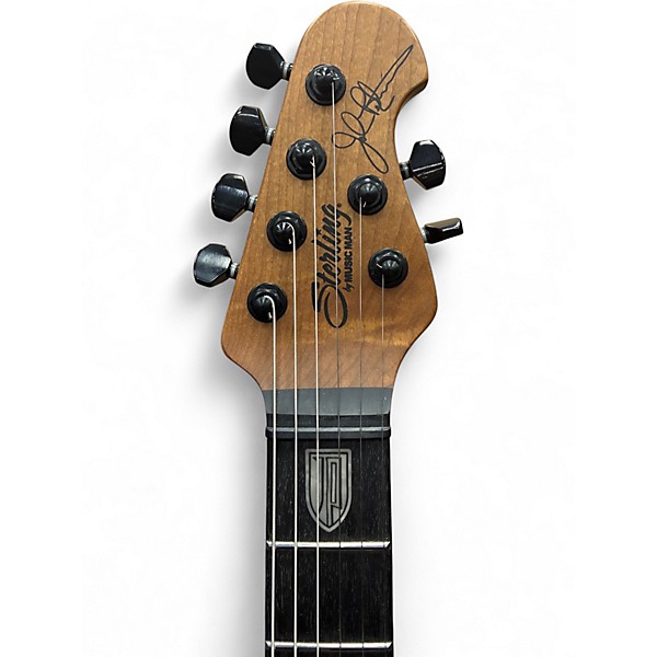 Used Sterling by Music Man JP150D Blood Orange Burst Solid Body Electric Guitar