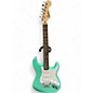 Used Squier Affinity Stratocaster Green Solid Body Electric Guitar thumbnail