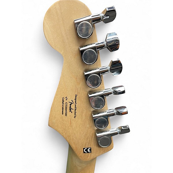 Used Squier Affinity Stratocaster Green Solid Body Electric Guitar