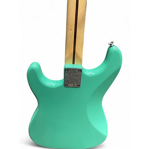 Used Squier Affinity Stratocaster Green Solid Body Electric Guitar