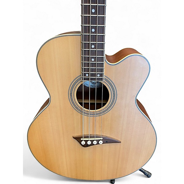 Used Dean EABC Natural Acoustic Bass Guitar