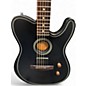 Used Fender ACOUSTASONIC STANDARD TELECASTER Flat Black Acoustic Electric Guitar