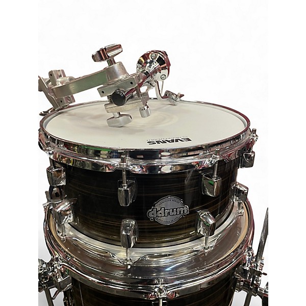 Used ddrum 7 Piece Dominion Birch Royal Olive Drum Kit