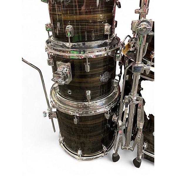 Used ddrum 7 Piece Dominion Birch Royal Olive Drum Kit