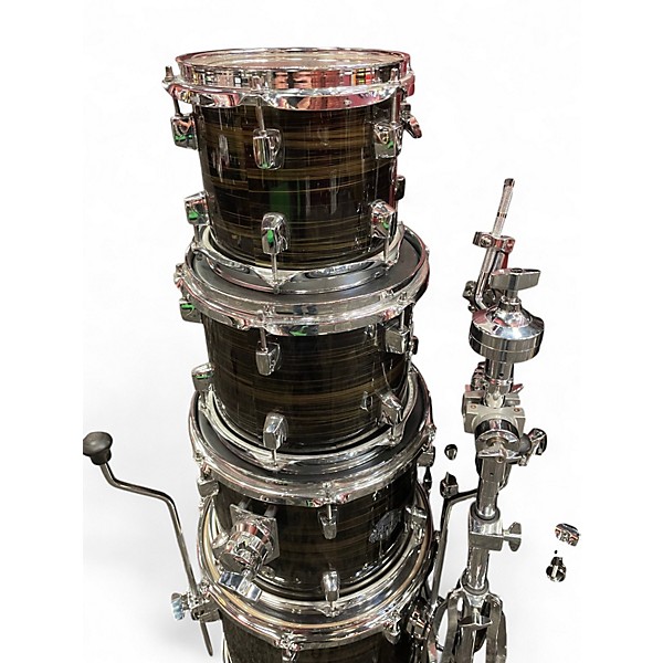 Used ddrum 7 Piece Dominion Birch Royal Olive Drum Kit