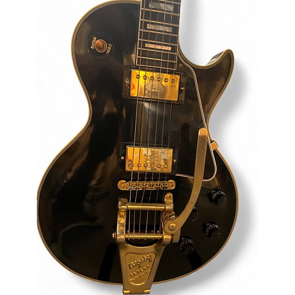 Used Gibson LPB7 1957 Les Paul Custom Black Solid Body Electric Guitar