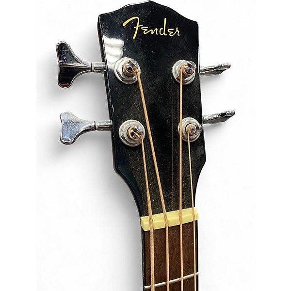 Used Fender CB-60SCE Black Acoustic Bass Guitar