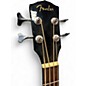 Used Fender CB-60SCE Black Acoustic Bass Guitar