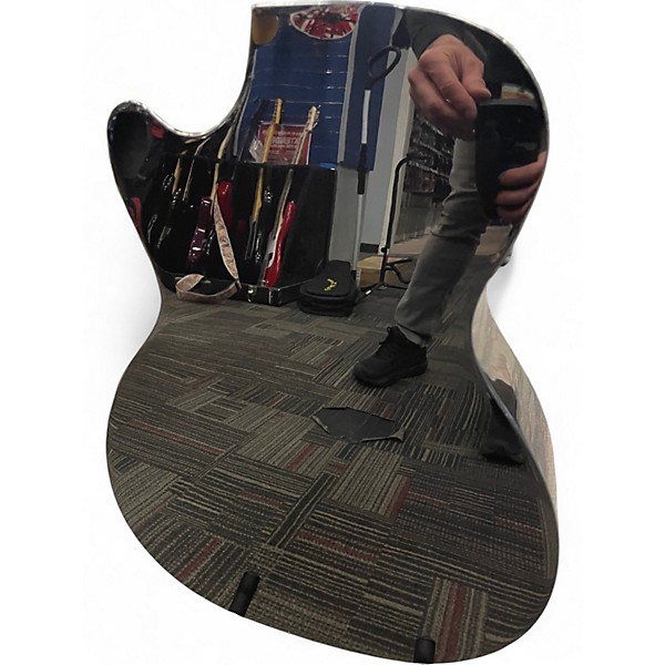 Used Fender CB-60SCE Black Acoustic Bass Guitar