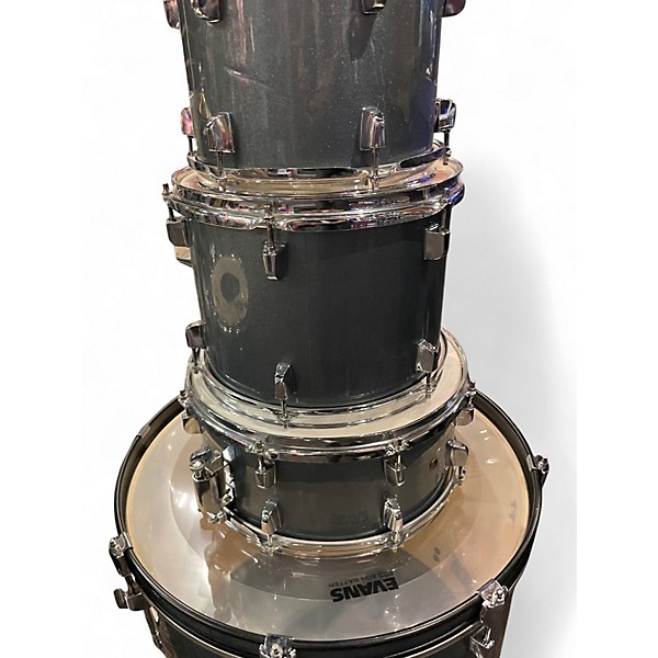 Used Pearl 5 Piece Roadshow Electron Blue Metallic Drum Kit