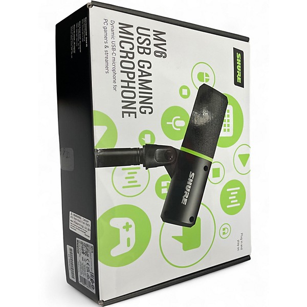 Used Shure MV6 USB GAMING MIC USB Microphone