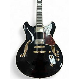 Used Ibanez as93bc ArtCore Expressionist Black Hollow Body Electric Guitar