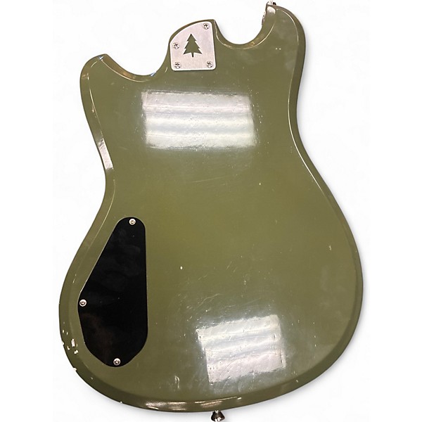 Used Treetone versa Olive Solid Body Electric Guitar