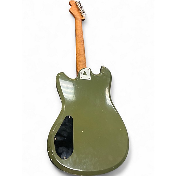 Used Treetone versa Olive Solid Body Electric Guitar