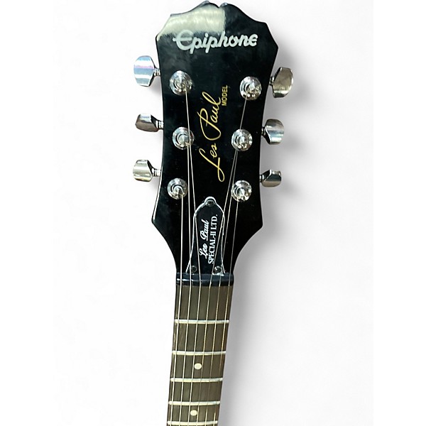 Used Epiphone Les Paul Special II LTD Black Solid Body Electric Guitar