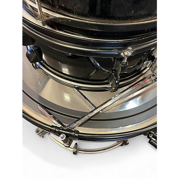 Used Gammon Percussion 5 Piece DRUM KIT Black Drum Kit