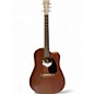 Used Martin DC15ME Mahogany Acoustic Electric Guitar thumbnail