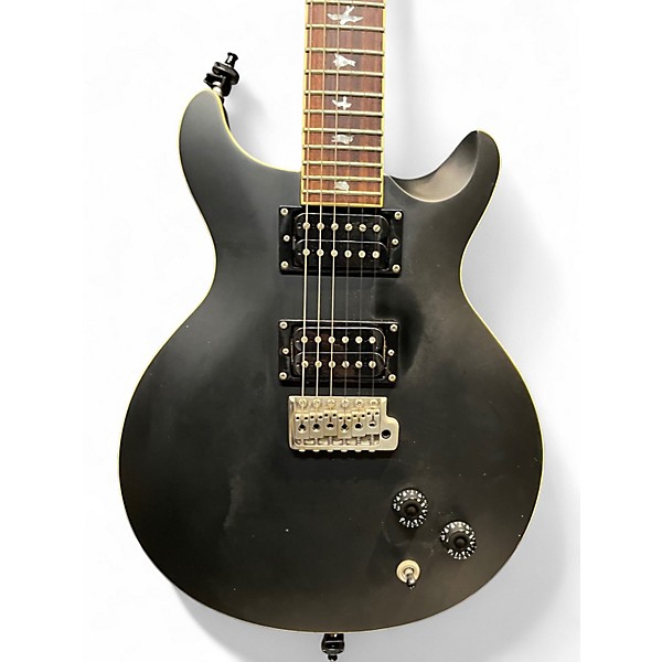 Used PRS SE Santana 24 Satin Black Solid Body Electric Guitar
