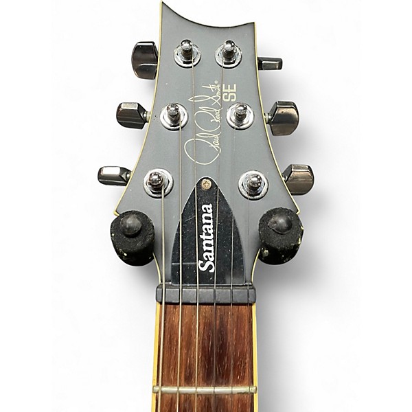 Used PRS SE Santana 24 Satin Black Solid Body Electric Guitar