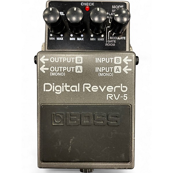 Used BOSS RV5 Digital Reverb Effect Pedal