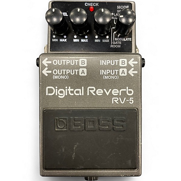 Used BOSS RV5 Digital Reverb Effect Pedal