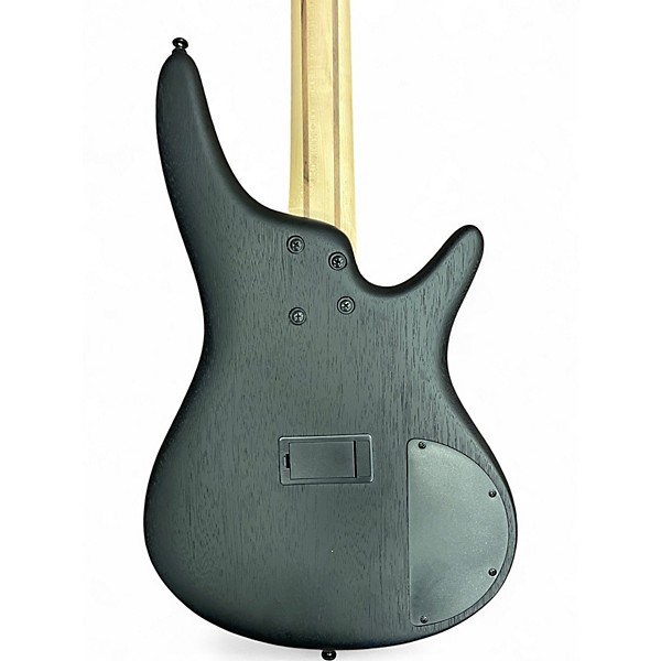 Used Ibanez SR300 Left Handed Weathered Black Electric Bass Guitar