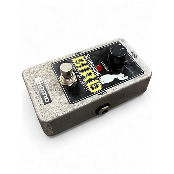 Used Electro-Harmonix Screaming Bird Treble Booster Effect Pedal