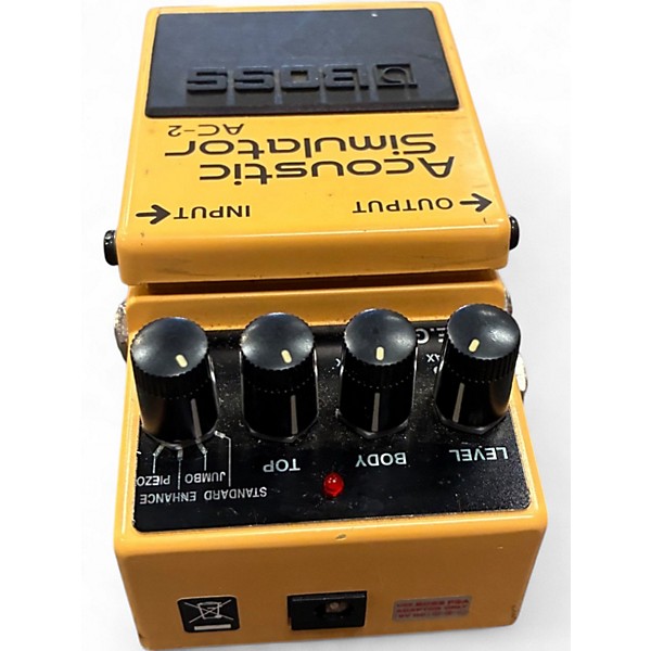 Used BOSS AC2 Acoustic Simulator Effect Pedal