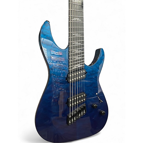 Used Schecter Guitar Research REAPER 7 SM ELITE DEEP OCEAN BLUE Solid Body Electric Guitar