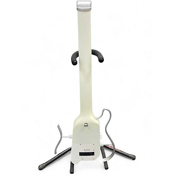 Used Donner HUSH X PRO WHITE-LUXE Solid Body Electric Guitar