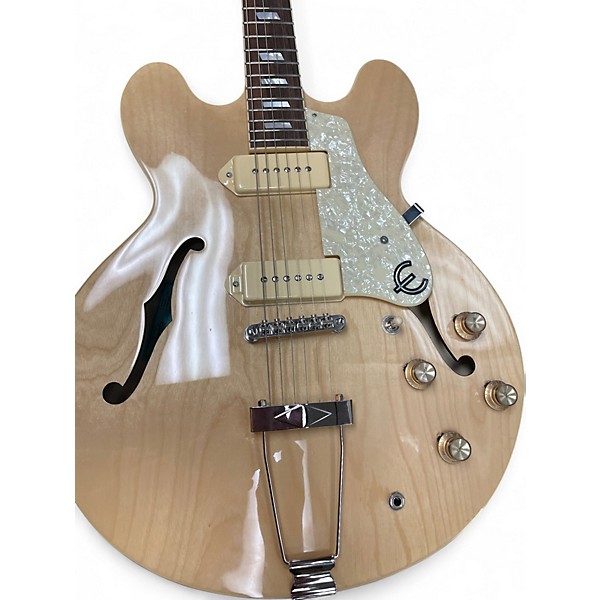 Used Epiphone Casino Natural Hollow Body Electric Guitar