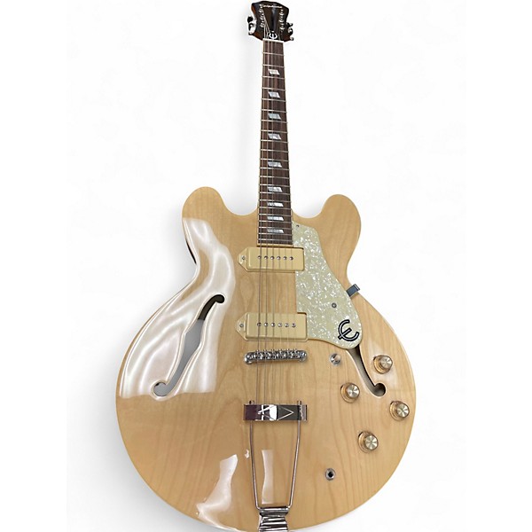 Used Epiphone Casino Natural Hollow Body Electric Guitar
