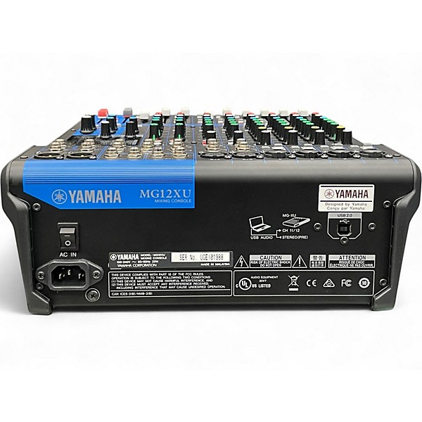 Used Yamaha MG12XU Unpowered Mixer