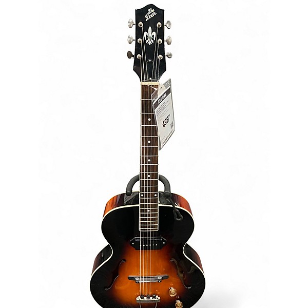 Used The Loar LH309 Vintage Sunburst Hollow Body Electric Guitar