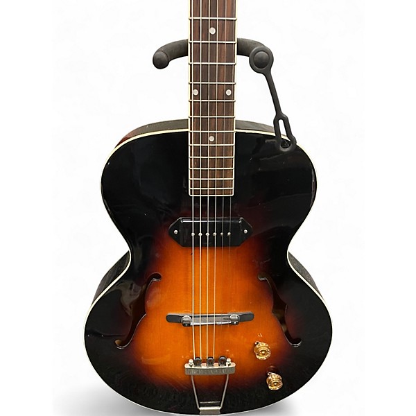 Used The Loar LH309 Vintage Sunburst Hollow Body Electric Guitar