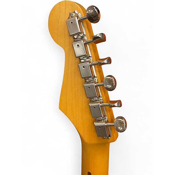 Used Fender JV MOD 1950s STRATOCASTER 2 Tone Sunburst Solid Body Electric Guitar