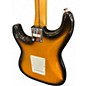 Used Fender JV MOD 1950s STRATOCASTER 2 Tone Sunburst Solid Body Electric Guitar