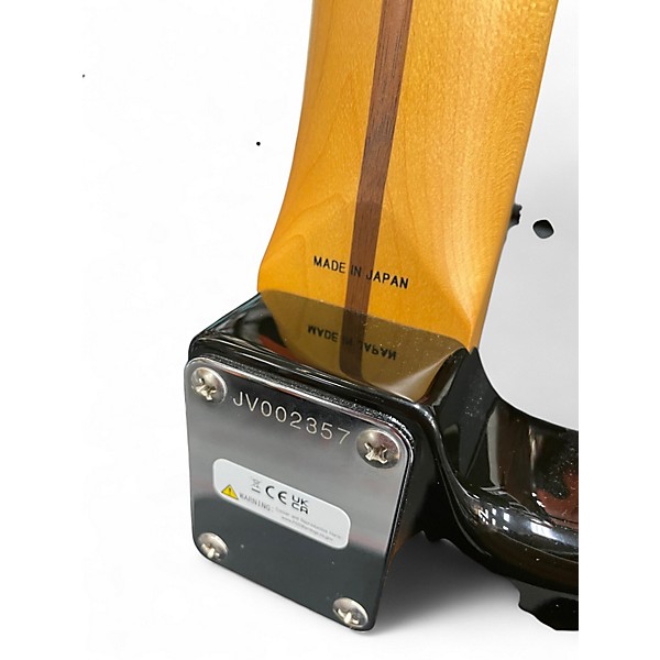 Used Fender JV MOD 1950s STRATOCASTER 2 Tone Sunburst Solid Body Electric Guitar